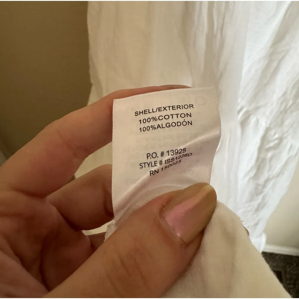 Jacquie the Label Flowy Boho Maxi Dress Sz S Strappy‎ Tiered Gauze Beach NEW White - Image 7