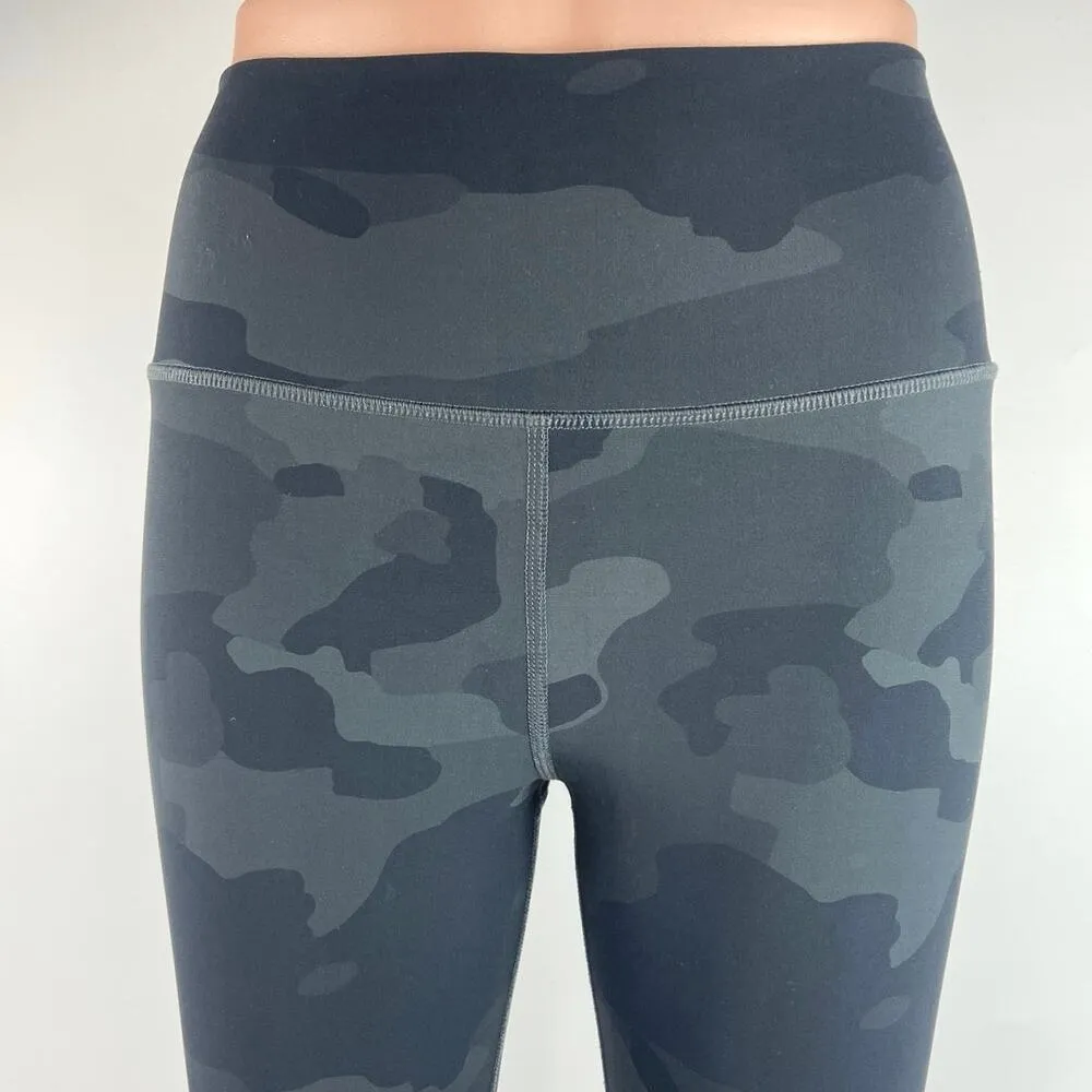 Alo Black Camo Vapor Camouflage High Rise Pull On Athletic Leggings Size XS - Image 9