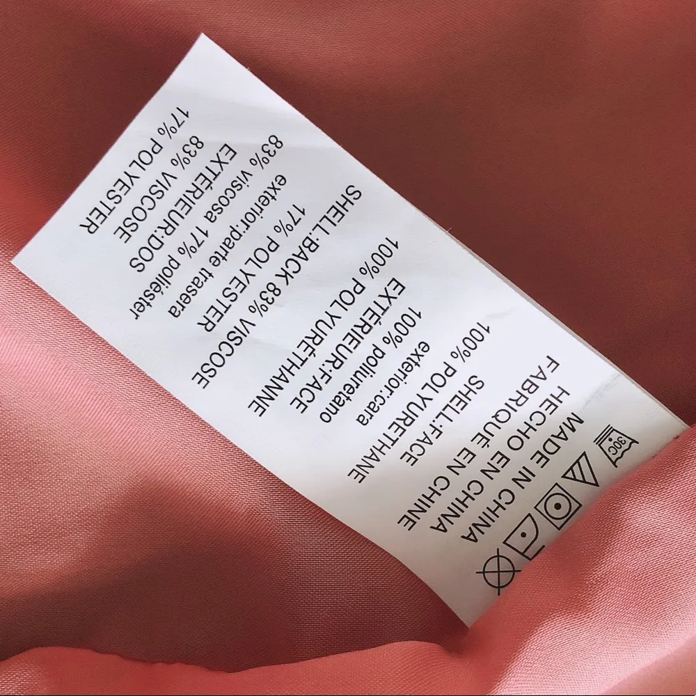 Michael Kors Jacket Dusty Rose Bomber Faux Leather Plus Size XXL NWT - Image 10