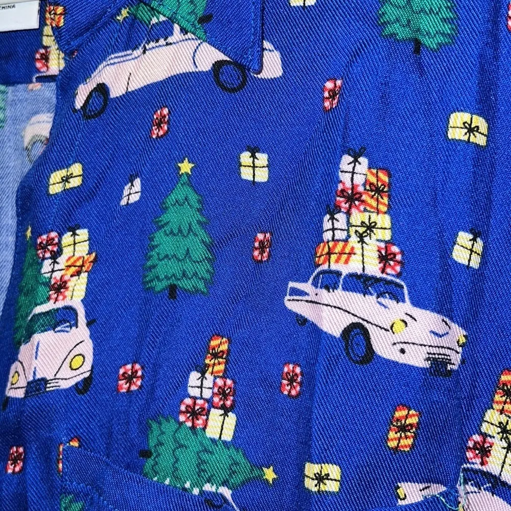 Ruby Rd womens PL holiday casual button up long sleeve Christmas vacation gifts Blue Size undefined - Image 5