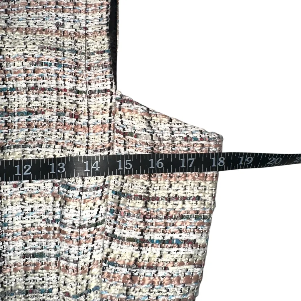 Zara Tweed Skort Sleeveless Romper MEDIUM - Image 8