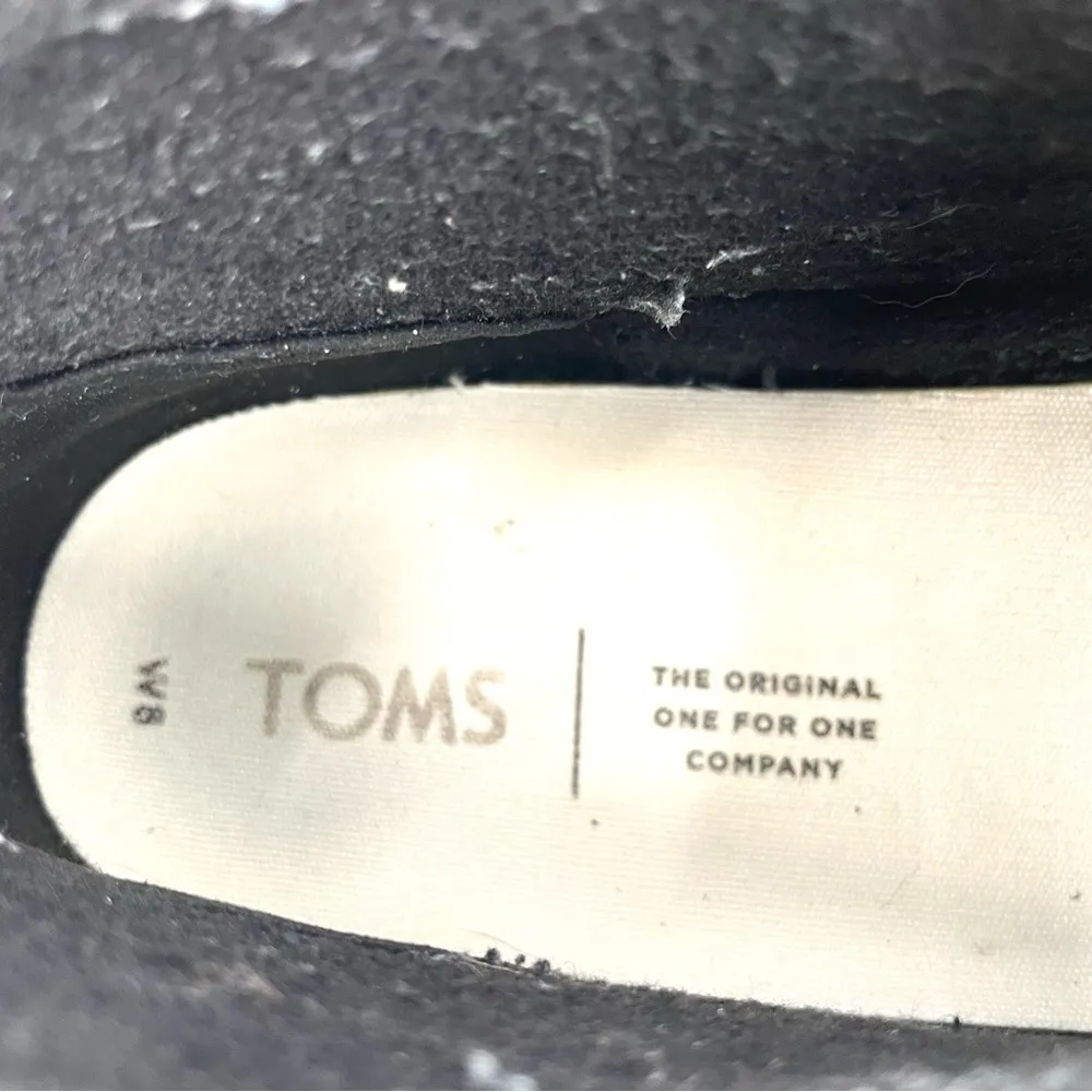 Toms Black Suede Paxton Slip-On Sneaker Shoes - Image 6