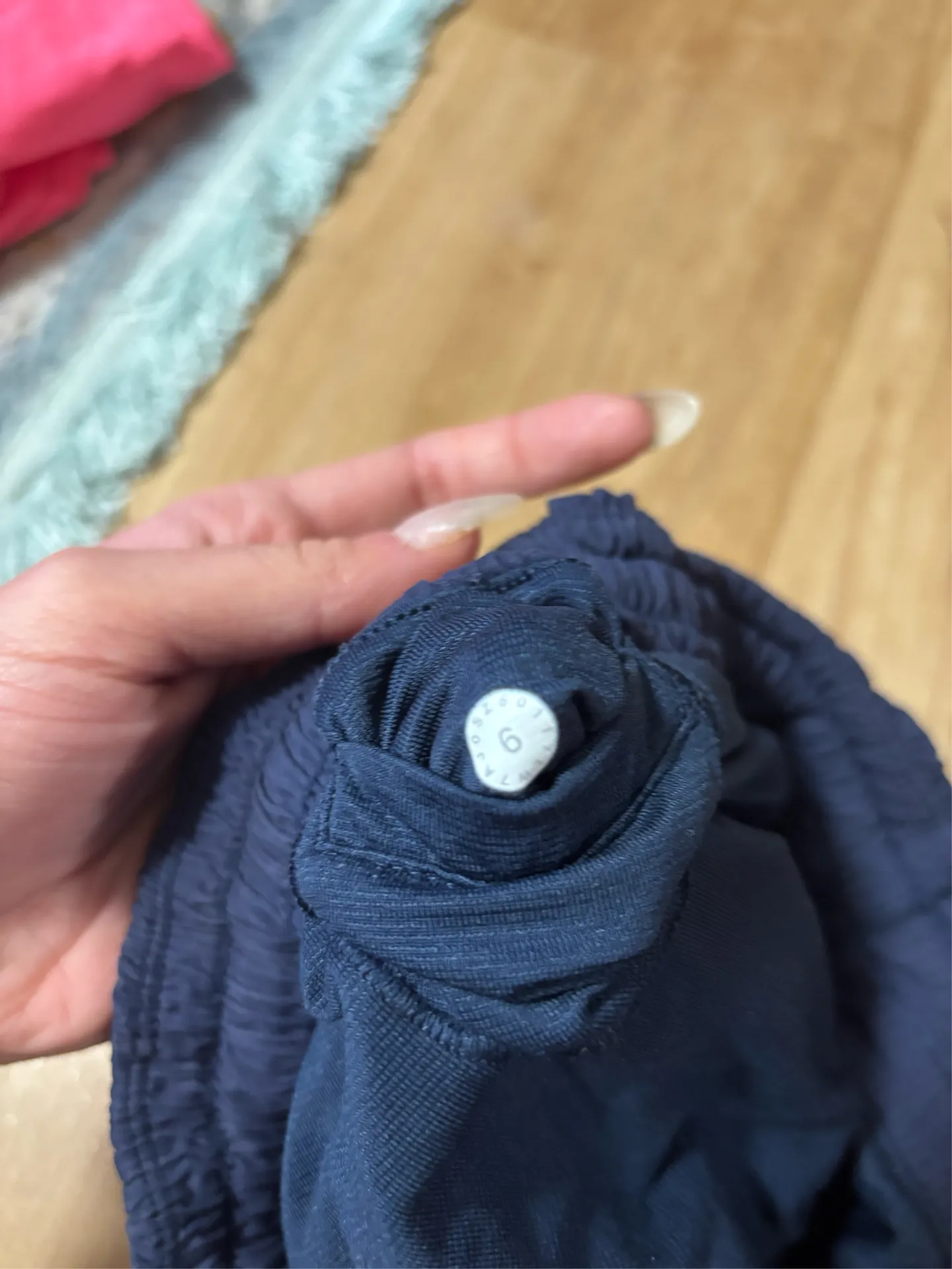 Navy Lululemon Hotty Hot 2.5" Shorts Low-Rise - Image 3