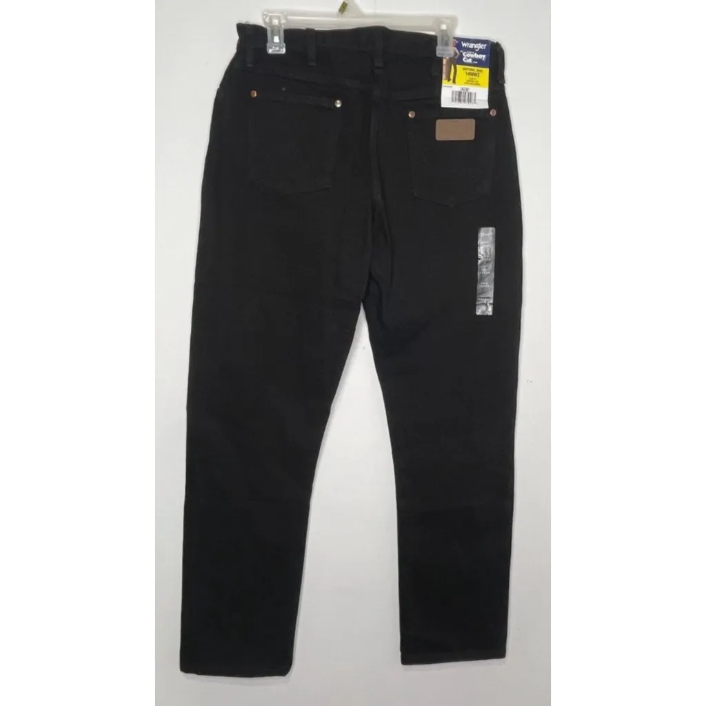 Wrangler Cowboy Cut Jeans Natural Rise Slim Fit Tapered Legs Size 13 x 34 Tall - Image 3