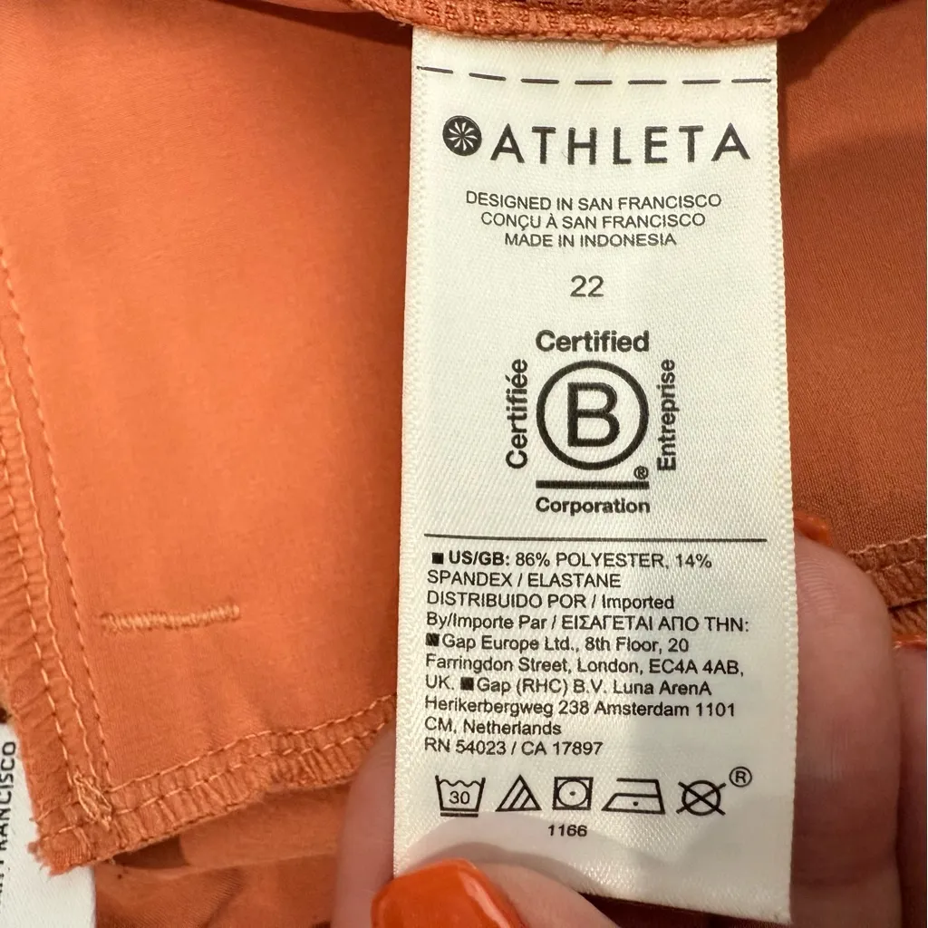 Athleta Brooklyn‎ Ankle Pant Size 22 Orange - Image 5