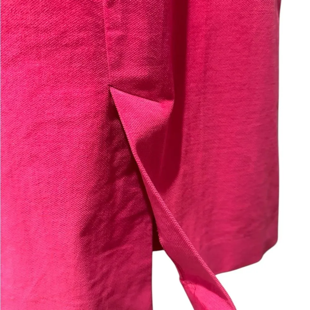 JIL SANDER Sleeveless  Pink Midi Dress made in Italy 36/ US size 8 - Image 4