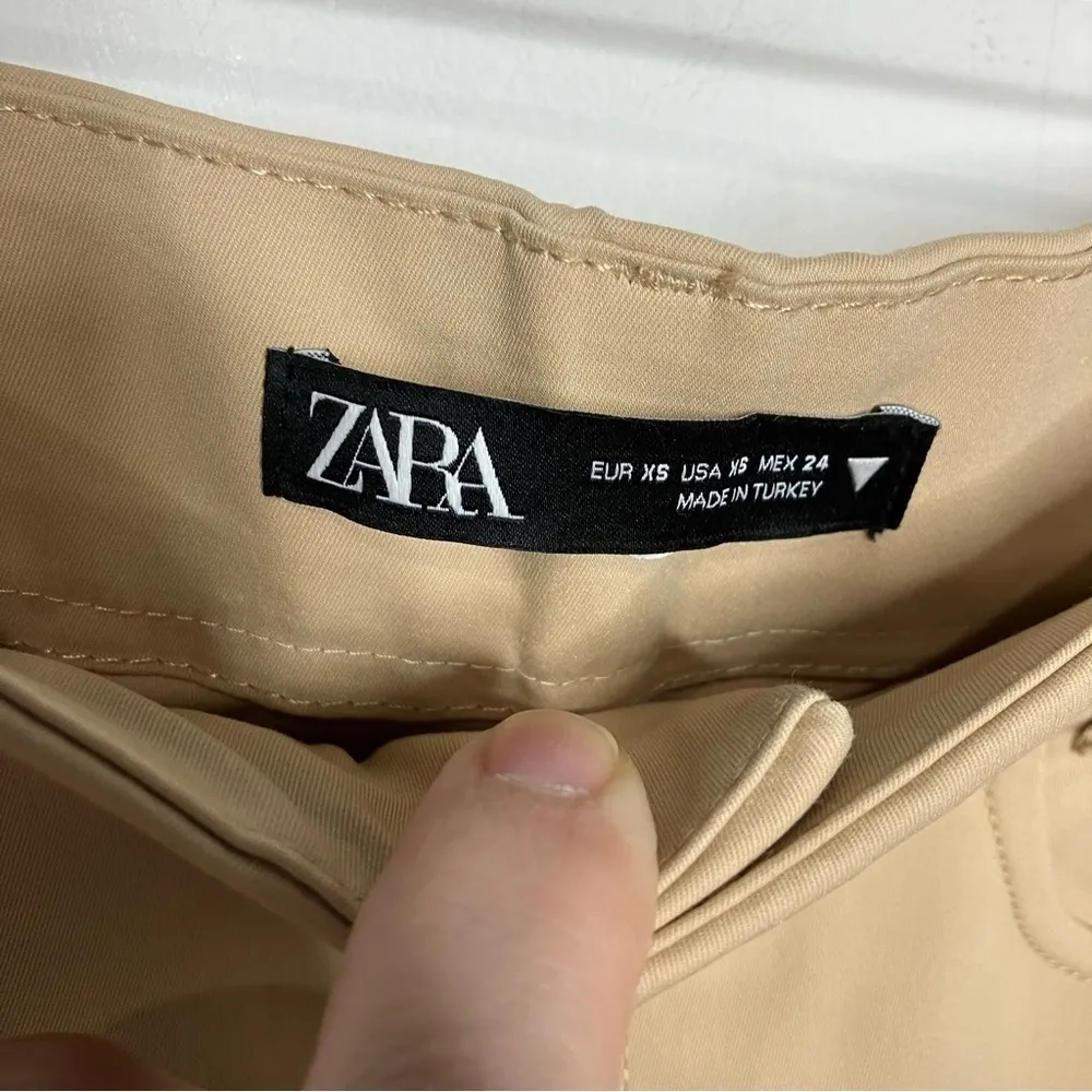 Zara double cargo pants cream size‎ XS - Image 5