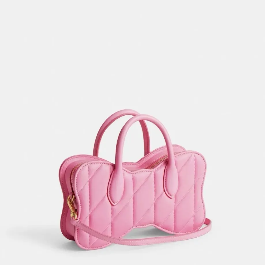 Coach  PINK BOW BAG WITH QUILTING - Image 4