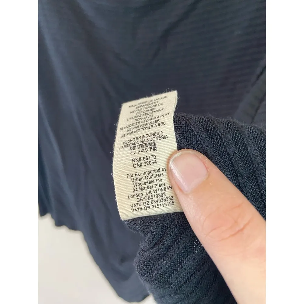 Free People We The Free Lover Rib Split Back Pullover Womens S Funnel Neck - Image 4