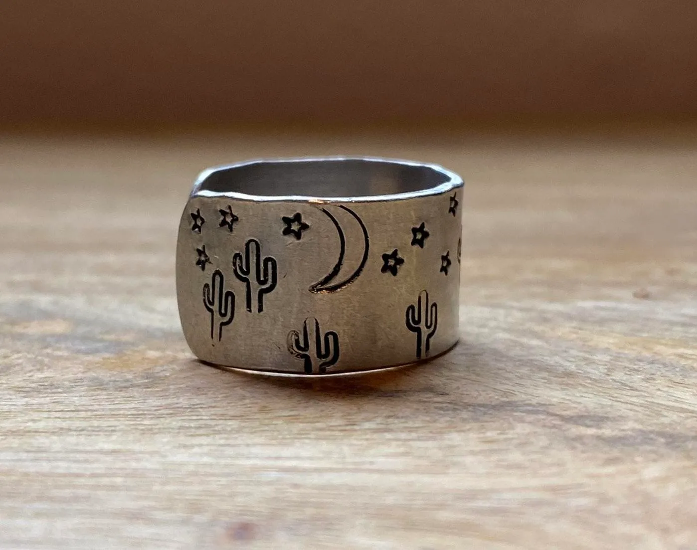 Handmade Stamped Ring - Image 3