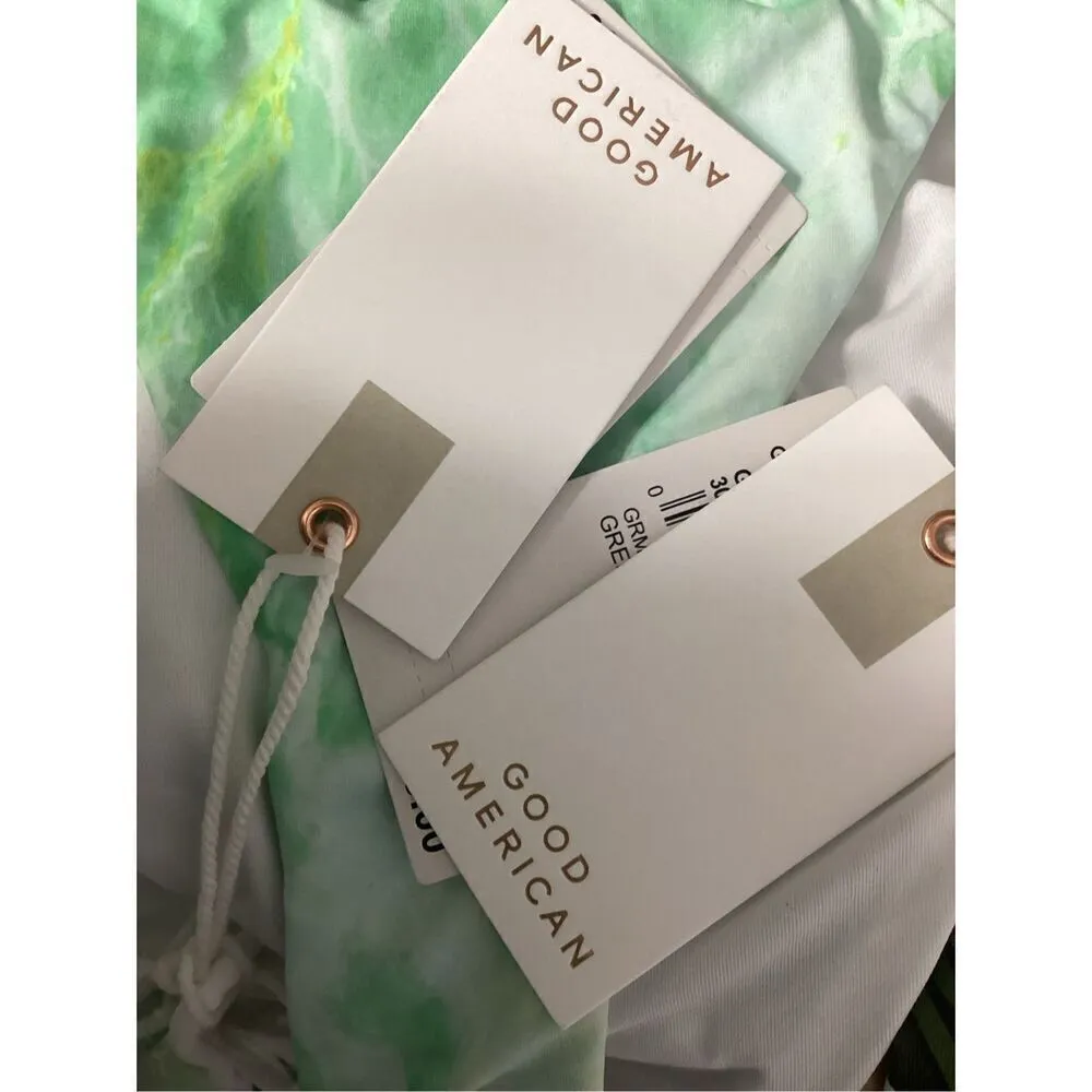 New. Good American green marble bikini. Medium . Retails $99 - Image 12