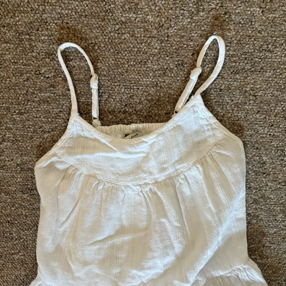 Halter White Mini Dress (M) - Sim & Sam - Spring Fling! - Image 4