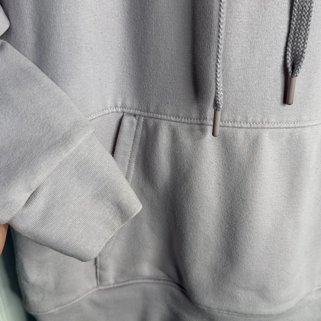 Athleta Retroplush Hoodie Hooded Crop Sweatshirt 982369 in Lavender W1910 Sz XS - Image 7