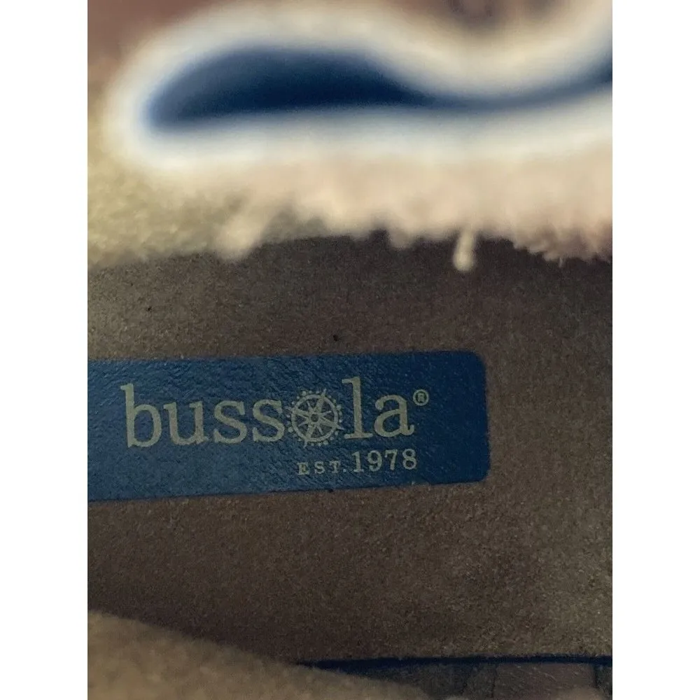 *Bussola Trapani Taylor Leather Ankle Boots Booties 37 Vintage Calf Seal Brown - Image 11