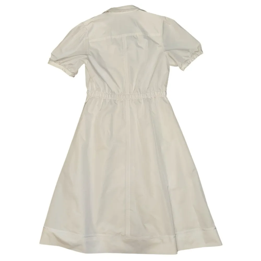 LDT white button down belt loop maxi dress women’s size 4 - Image 2