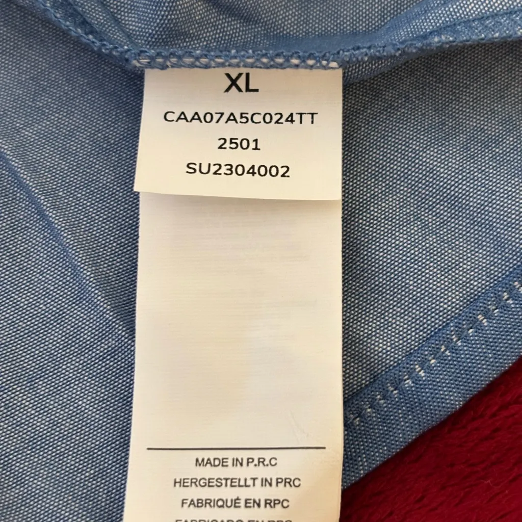 Cupshe Denim Blue Tie-Front Camisole - Image 3