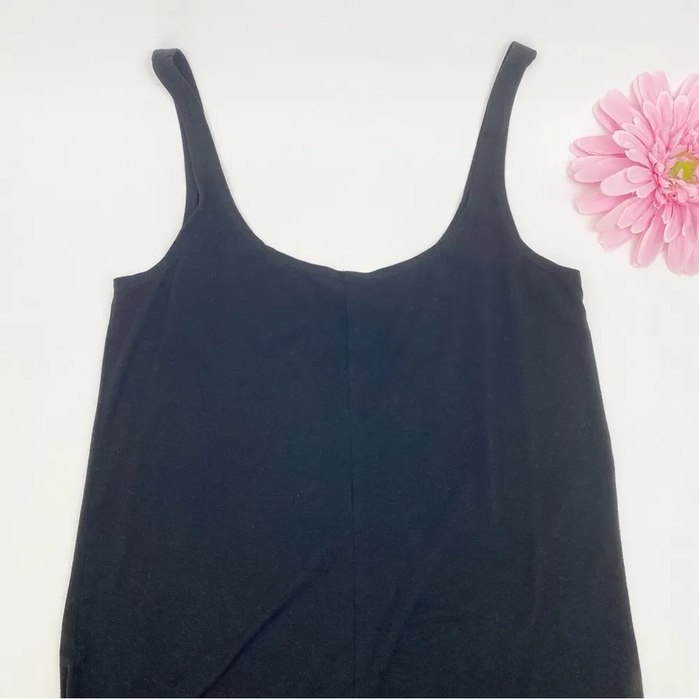 Reformation Jeans June Sleeveless Wide Leg Jumpsuit Black - Image 6