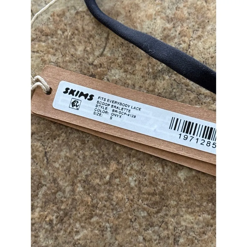 Skim Fits Everybody Lace Scoop Bralette Onyx Size Small - Image 9