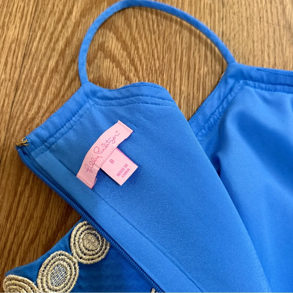 Lilly Pulitzer Bennet Blue Pearl Shift Dress - Image 10