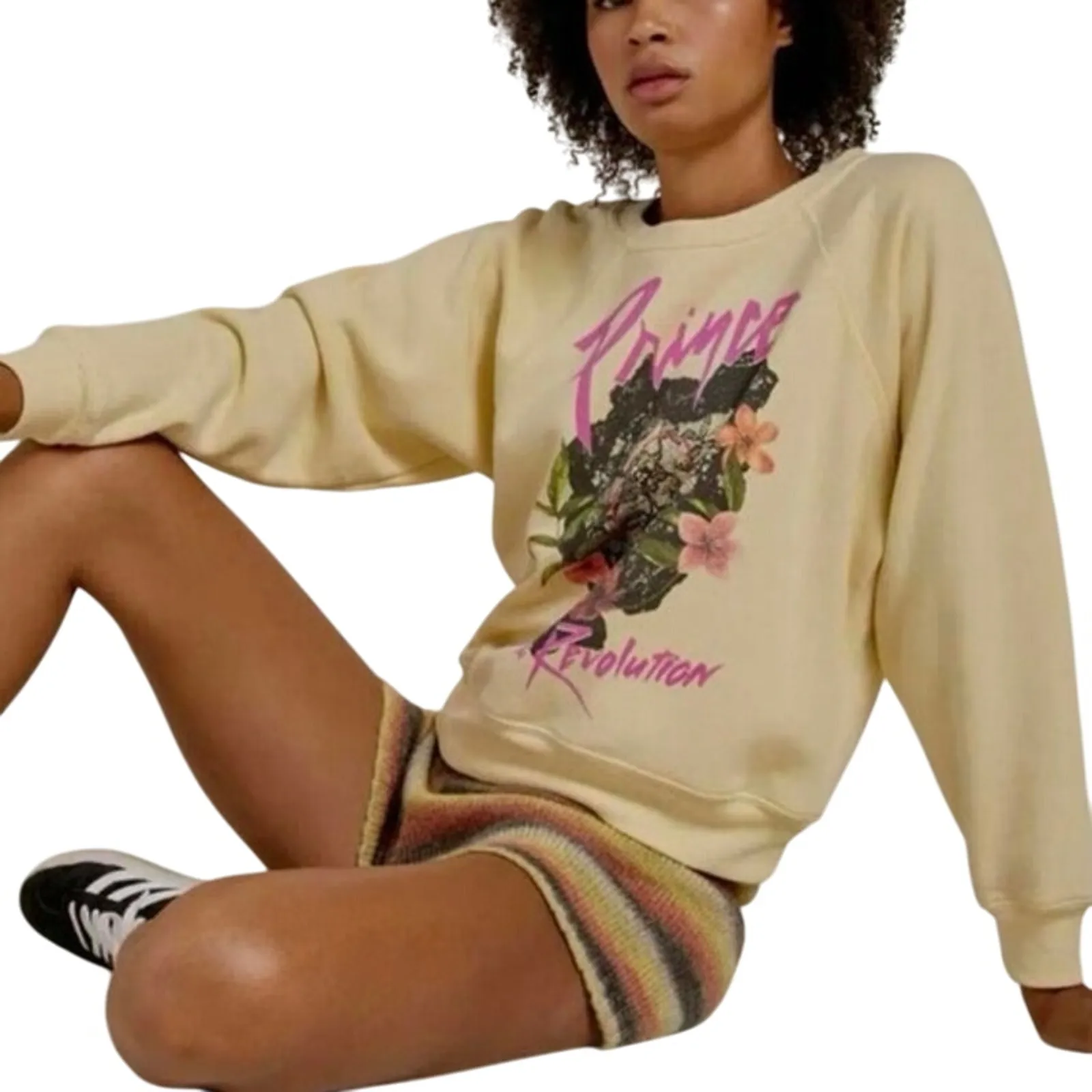 DAYDREAMER Prince & the Revolution Raglan Sweatshirt Size S New w/ Tag MSRP $136 - Image 4
