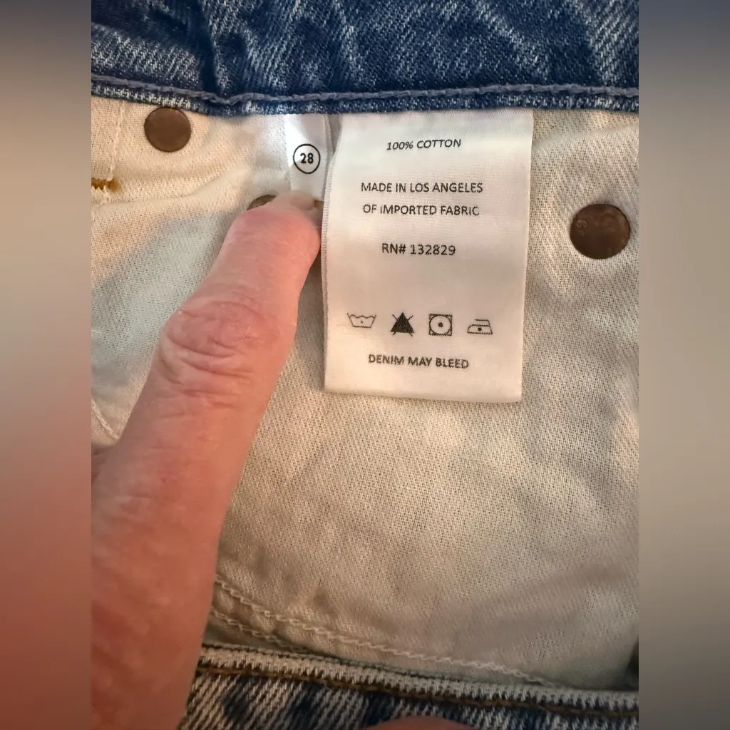 GRLFRND Light Blue Straight Leg Jeans - Image 10