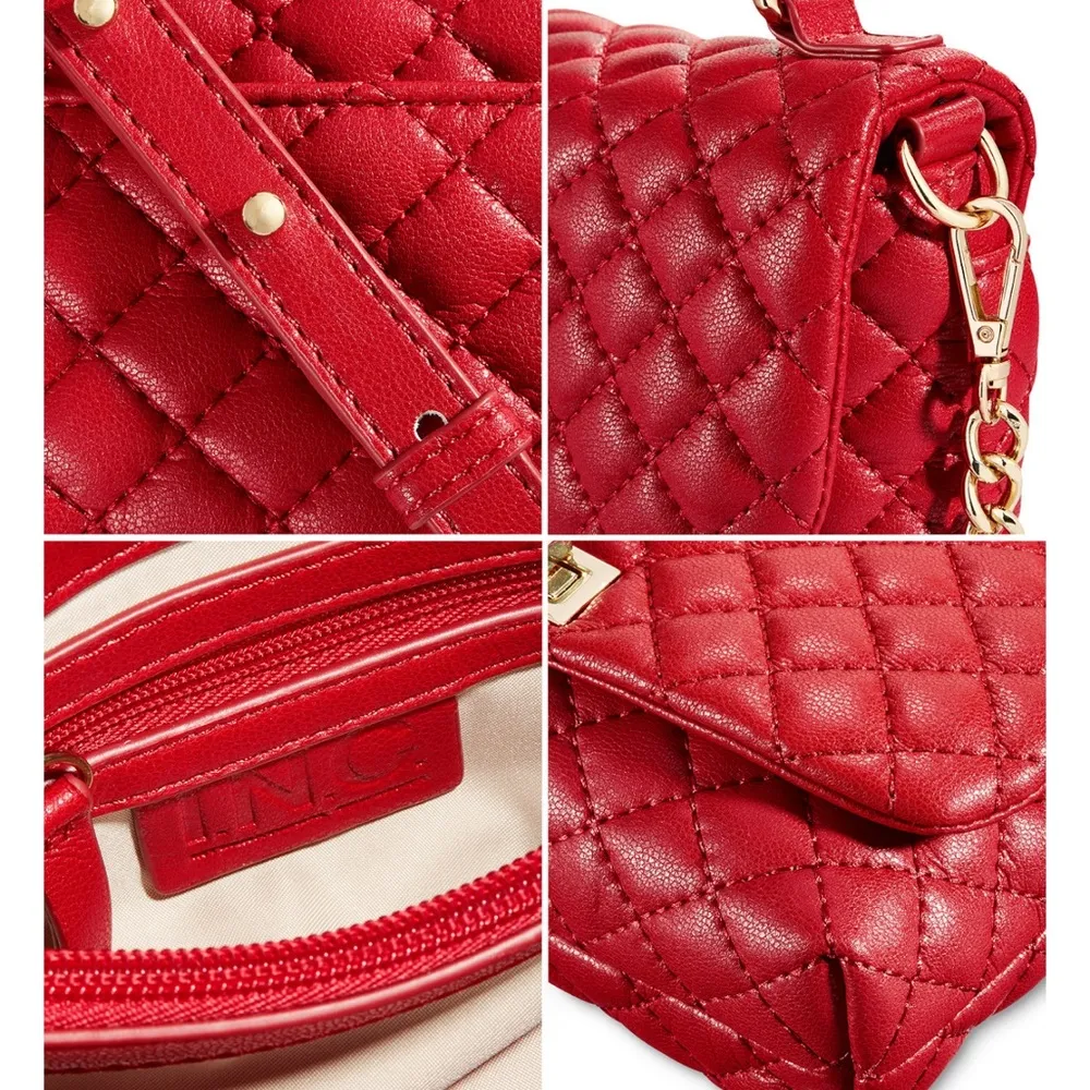 INC RED PEPPER Quilted Crossbody bag - Image 7
