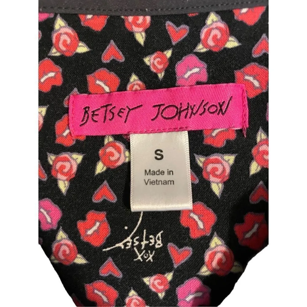Betsey Johnson scrub‎ top, Size Small - Image 5