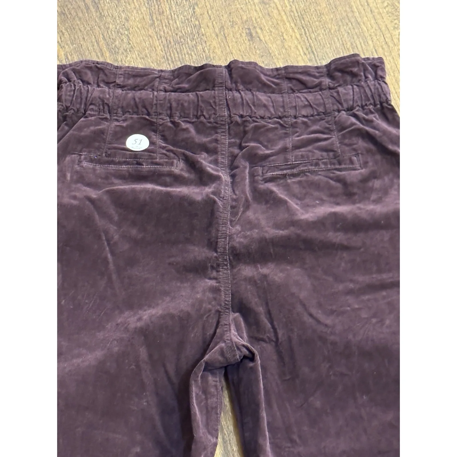 Free People Margate Corduroy Paperbag Trousers Size XS Rose Panther‎ - Image 6