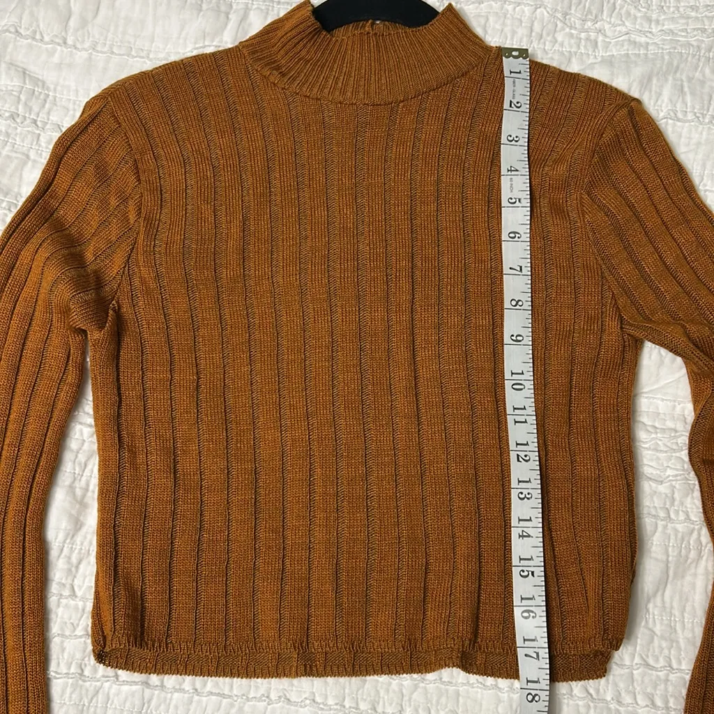 Abound Turtleneck Sweater in Rust, Medium, NWOT - Image 6