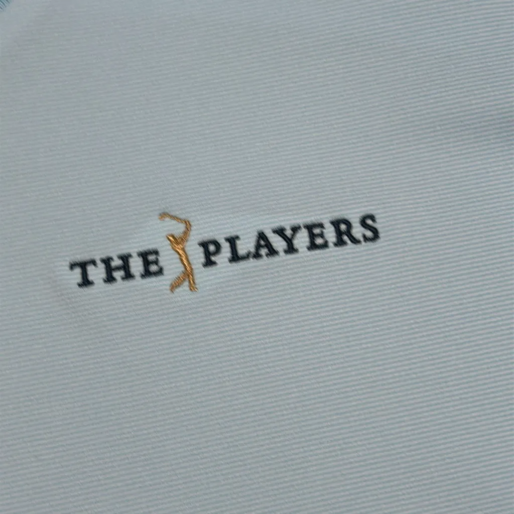 FootJoy The Players Blue Stripe Golf Polo Size Small‎ - Image 3