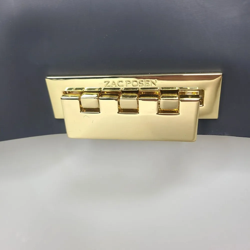 Zac Posen EARTHA Translucent PVC Jelly Satchel Shoulder Bag Multicolor - Image 10