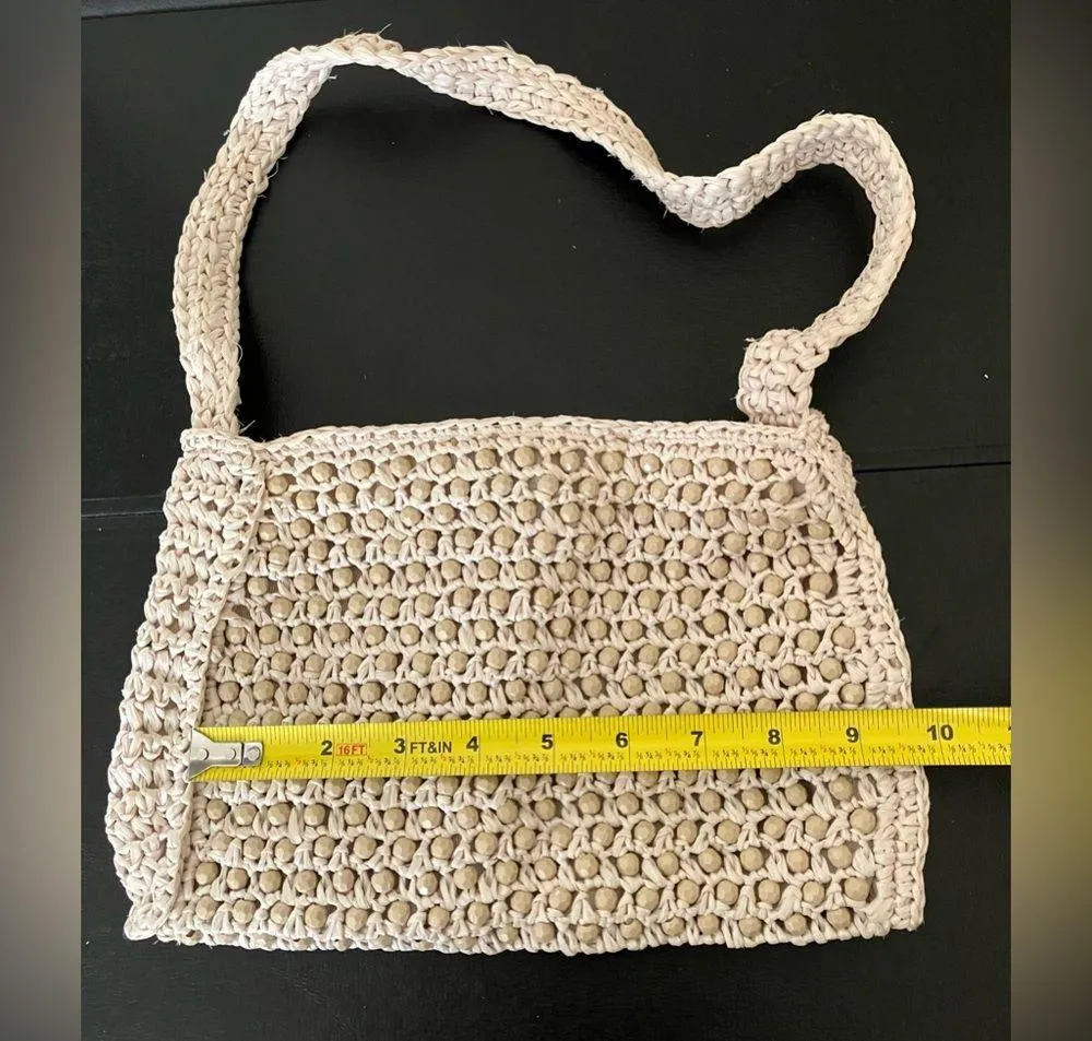 1960s The Broadway Raffia Purse - Image 8
