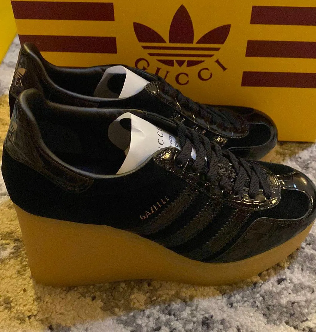 x Adidas Wedge Gazelle Sneaker size 38.5 - Image 8