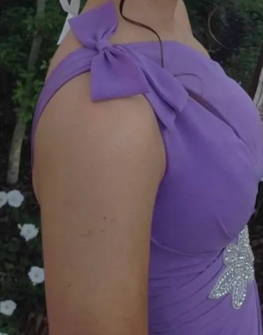 Purple Formal Dress Size 4 - Image 6