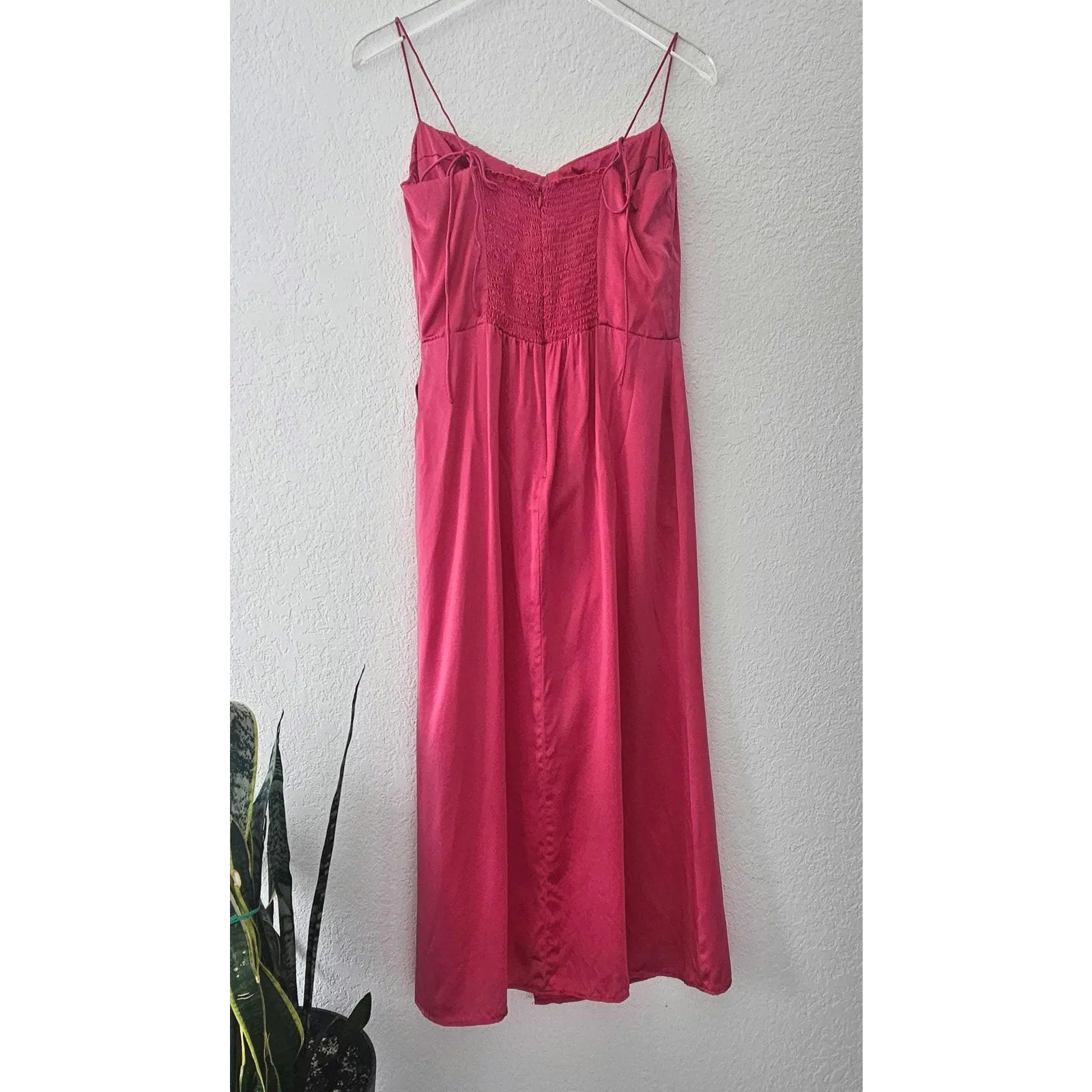 Reformation Silk‎ Marguerite Midi Dress in Pink Size 10 Formal - Image 10