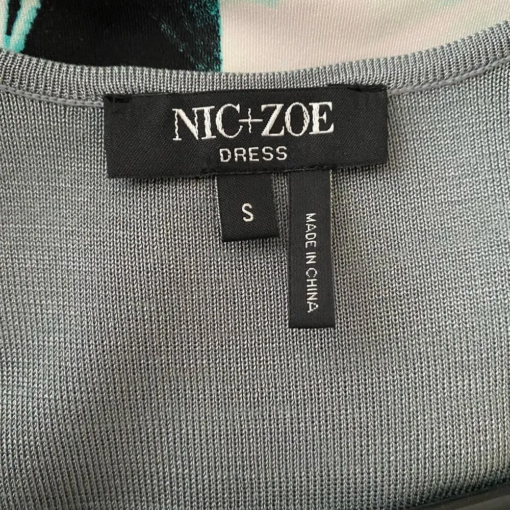 Nic & Zoe sz S minimalist flutter sleeve‎ midi dress - Image 9