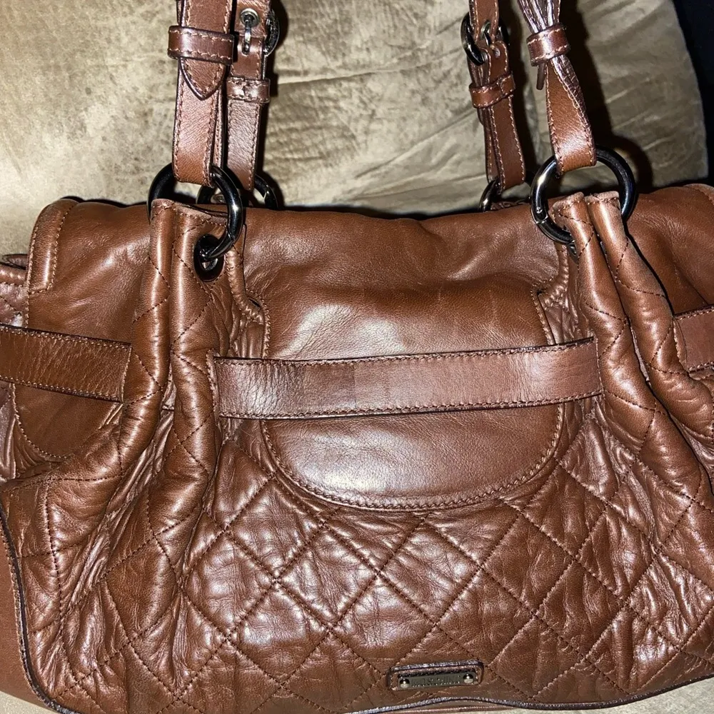 Brown Leather  shoulder bag - Image 6