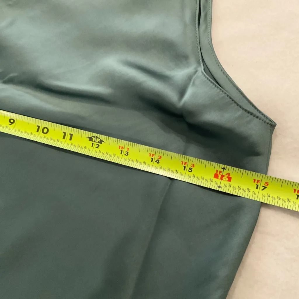 NWT HATCH The Harlow midi Dress formal MINERAL GREEN SZ1 bust34 - Image 3