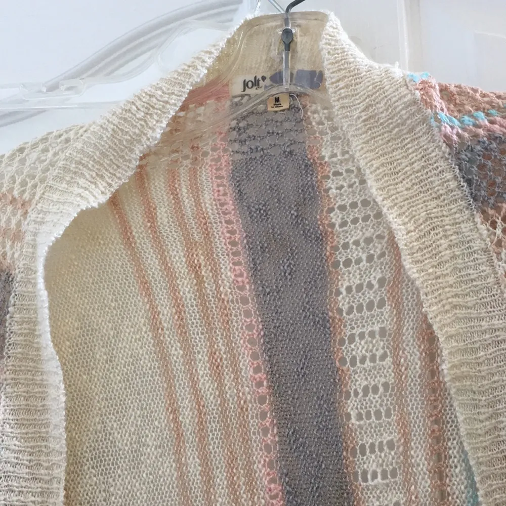 Jolt FINAL MARKDOWN  open front cardigan medium - Image 4