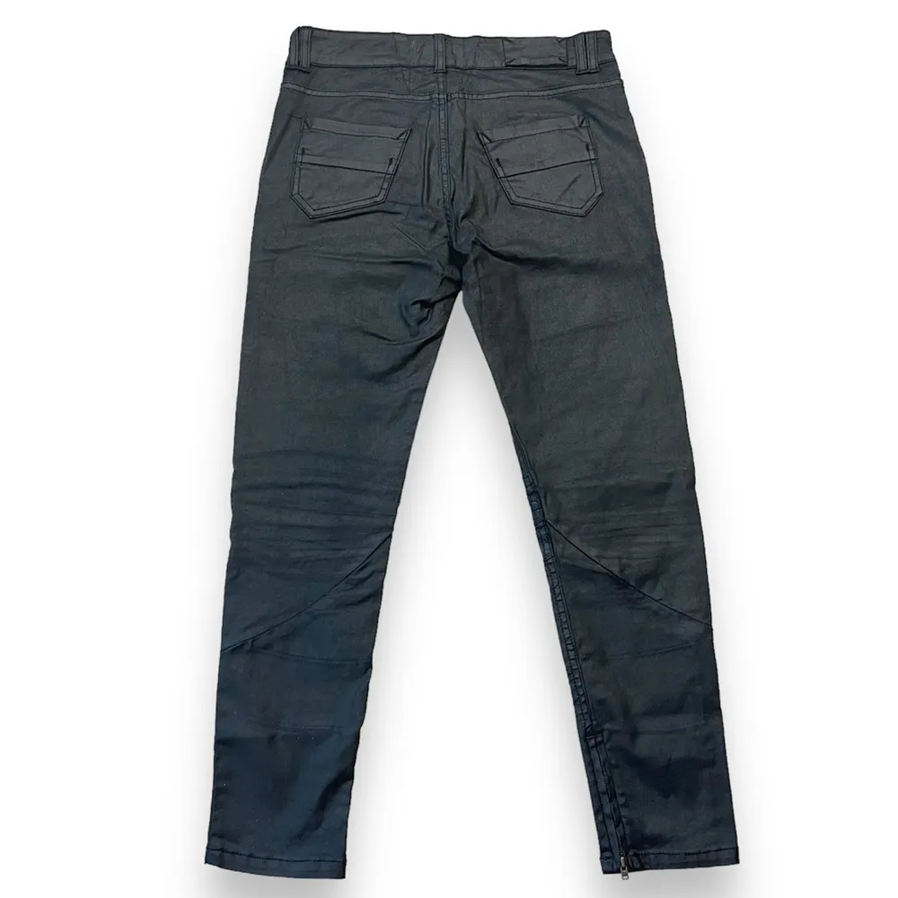 Cotelac motorcycle pants, coated, black, size 1 (27US) Black - Image 2