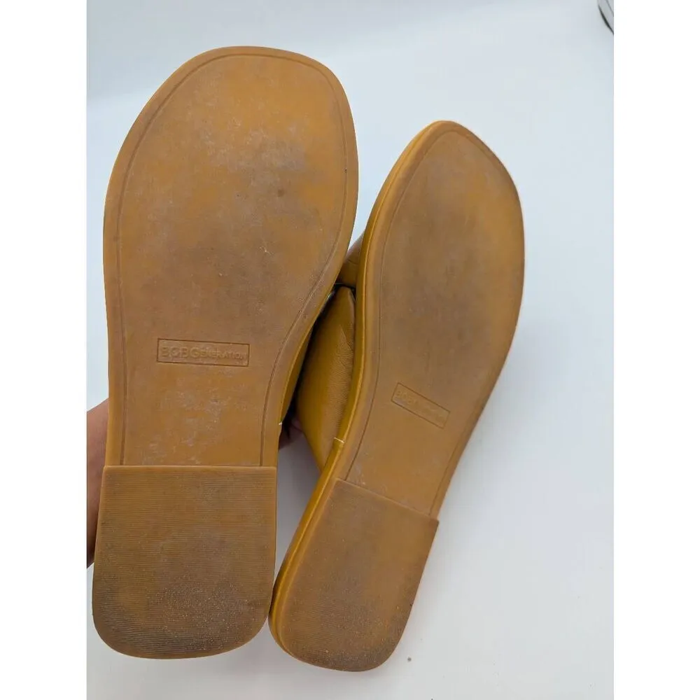 BCBGeneration BCGBGeneration Tabby slide sandal in yellow 6.5 - Image 8