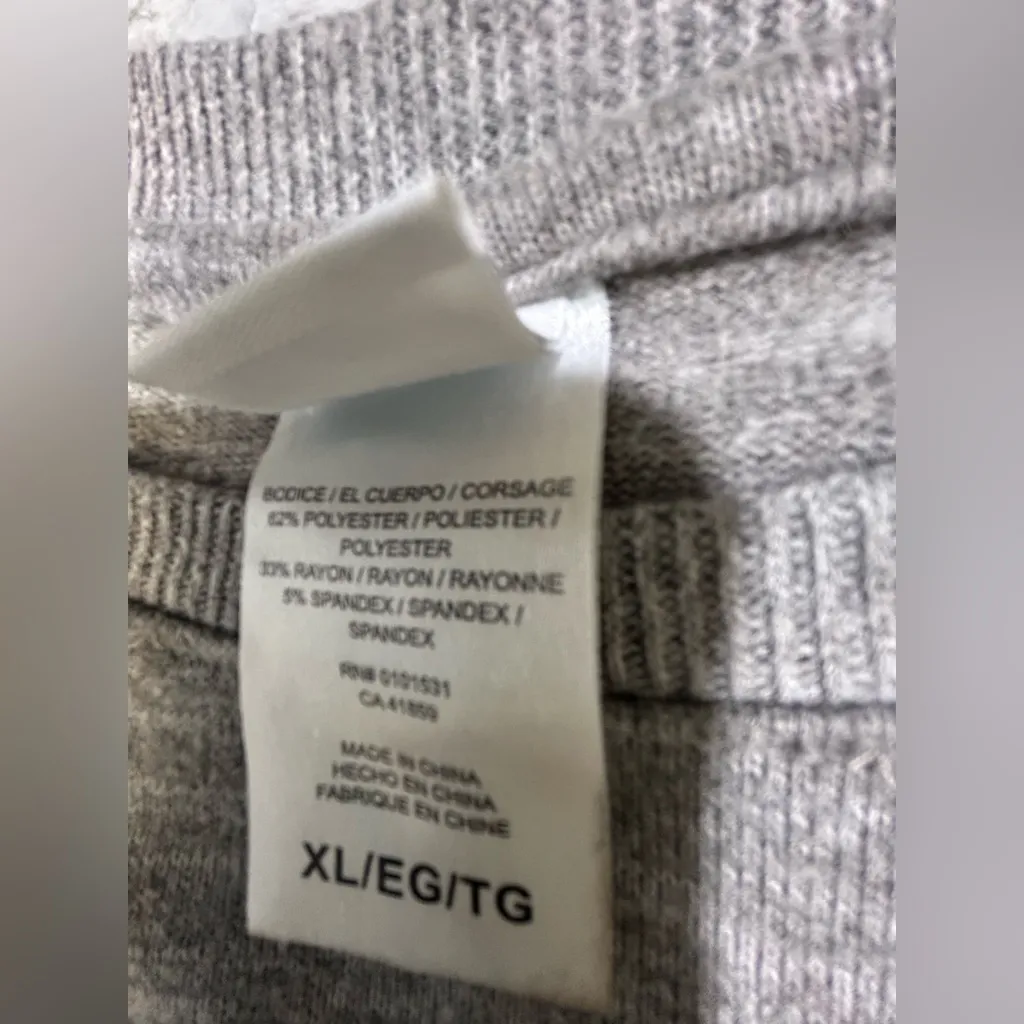 Disney unisex Gray Mickey Mouse Crewneck Sweater - Image 6