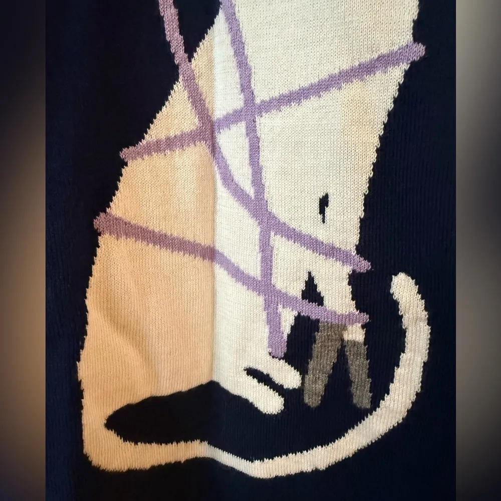 Talbots Love Kitty Cat Yarn Heart Sweater Novelty Kitten Women’s NWT Size X - Image 5