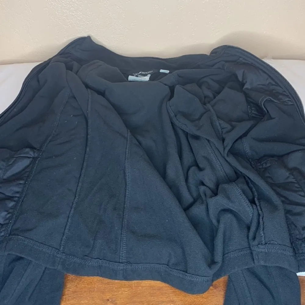 Black Diamond Black Full Zip Fleece Jacket Size Medium - Image 3