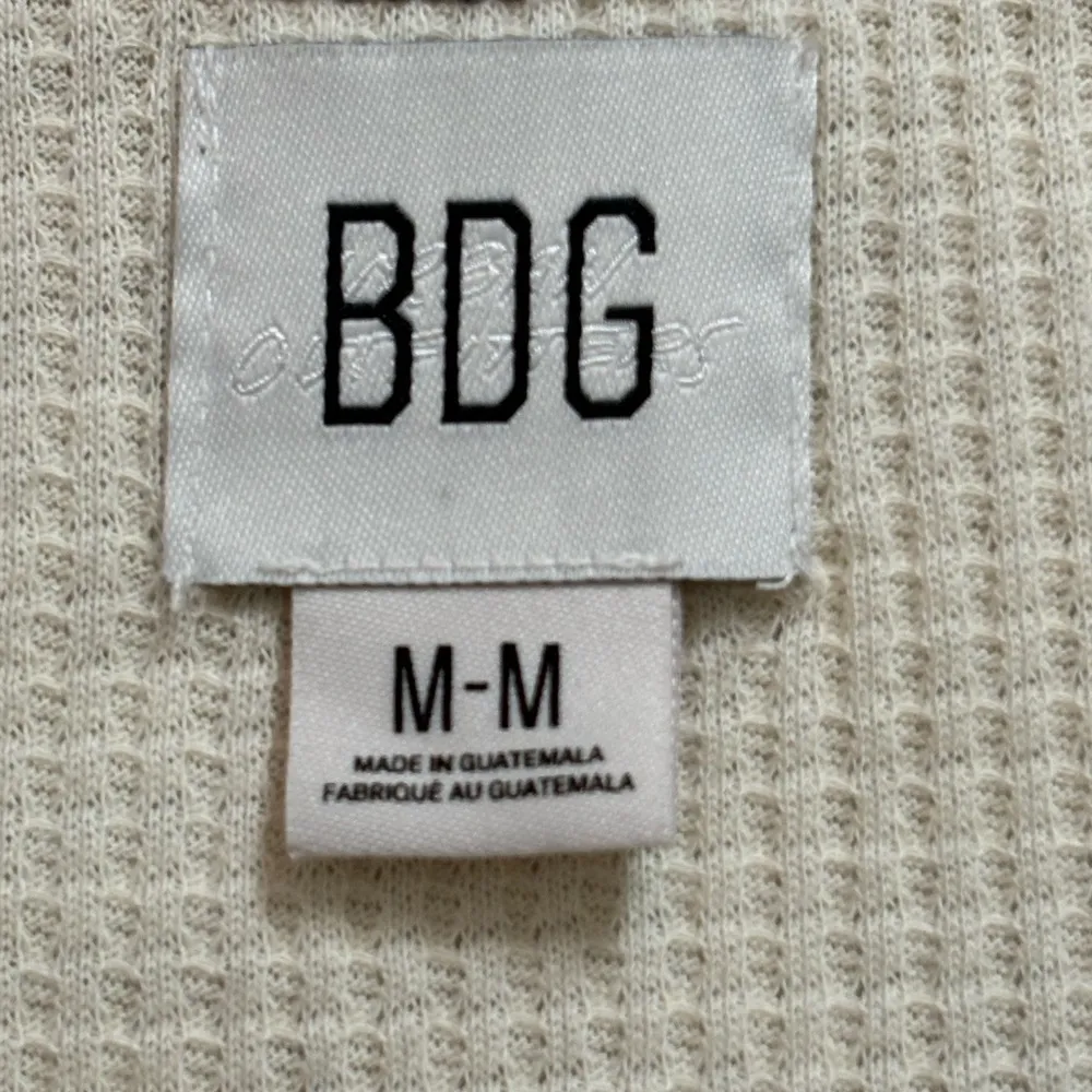 Ivory Oversized Thermal Crop Top Size M - Image 11