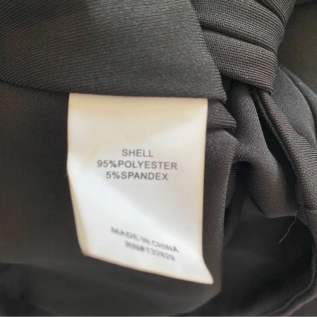 Not Yours To Keep Terry Gown Elegant Black Cut - Image 12