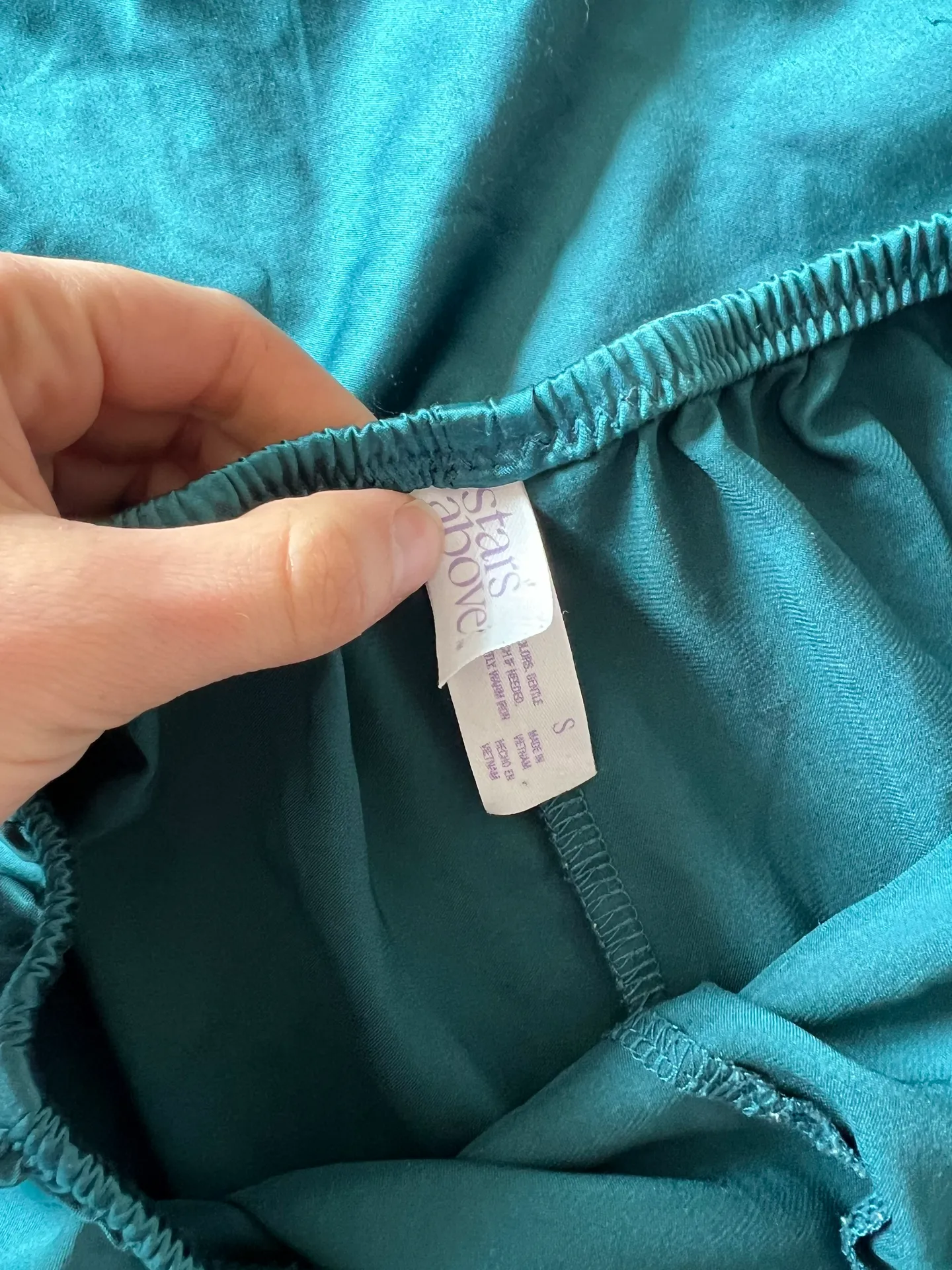 Stars Above Matching Silk Pajama Set - Image 2