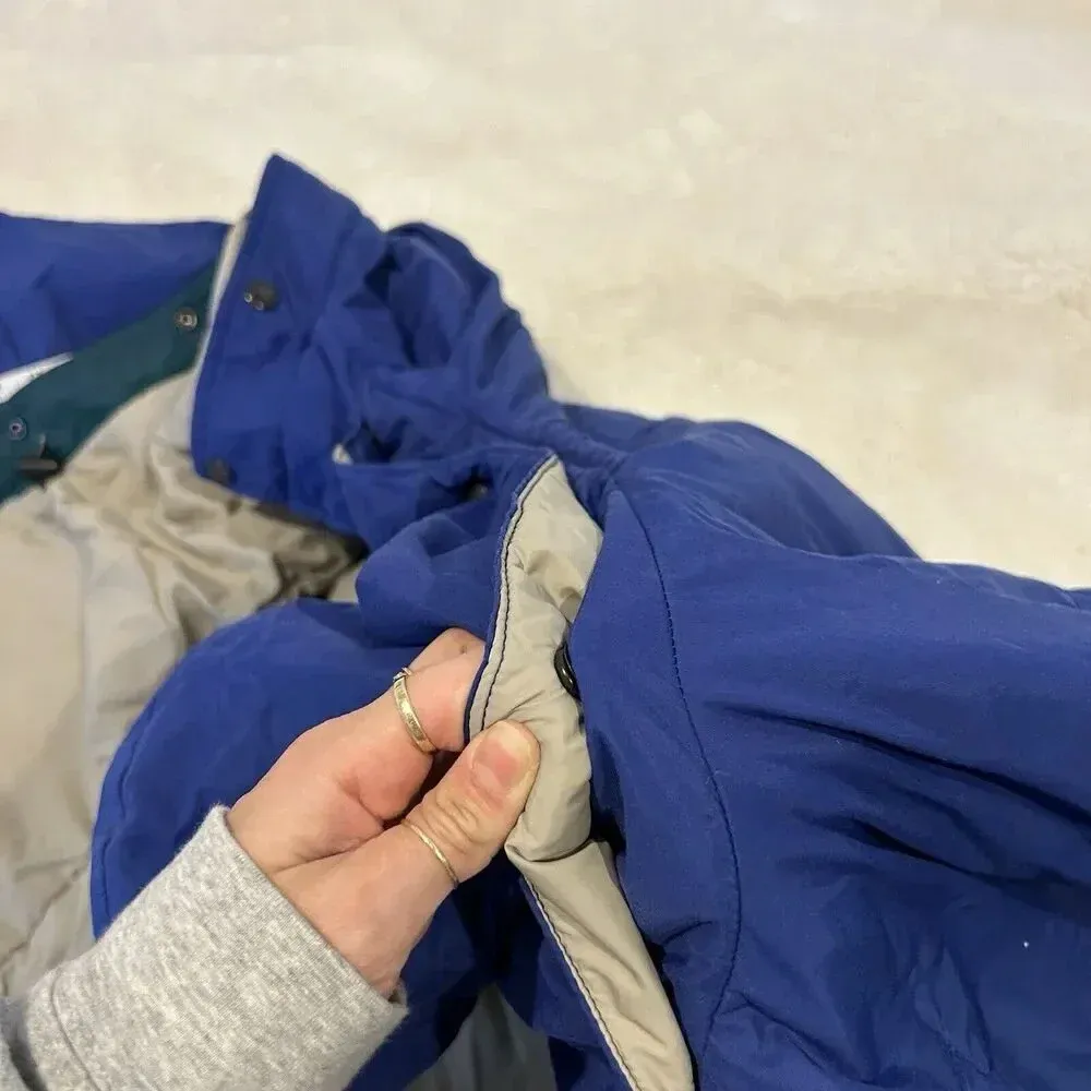 VTG LL Bean Penobscot Parka Jacket Women's S Full Zip Coat‎ Hood USA Made - Image 10