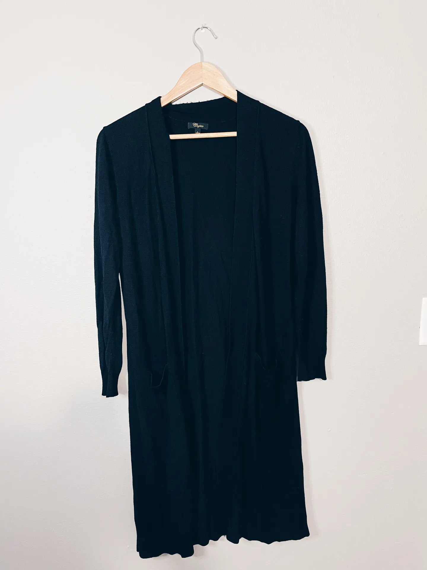 cupio Black Long Sweater - Image 2