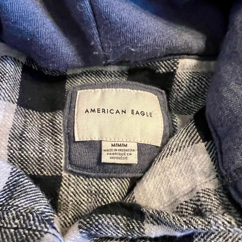 American Eagle cropped flannel AM - Image 2
